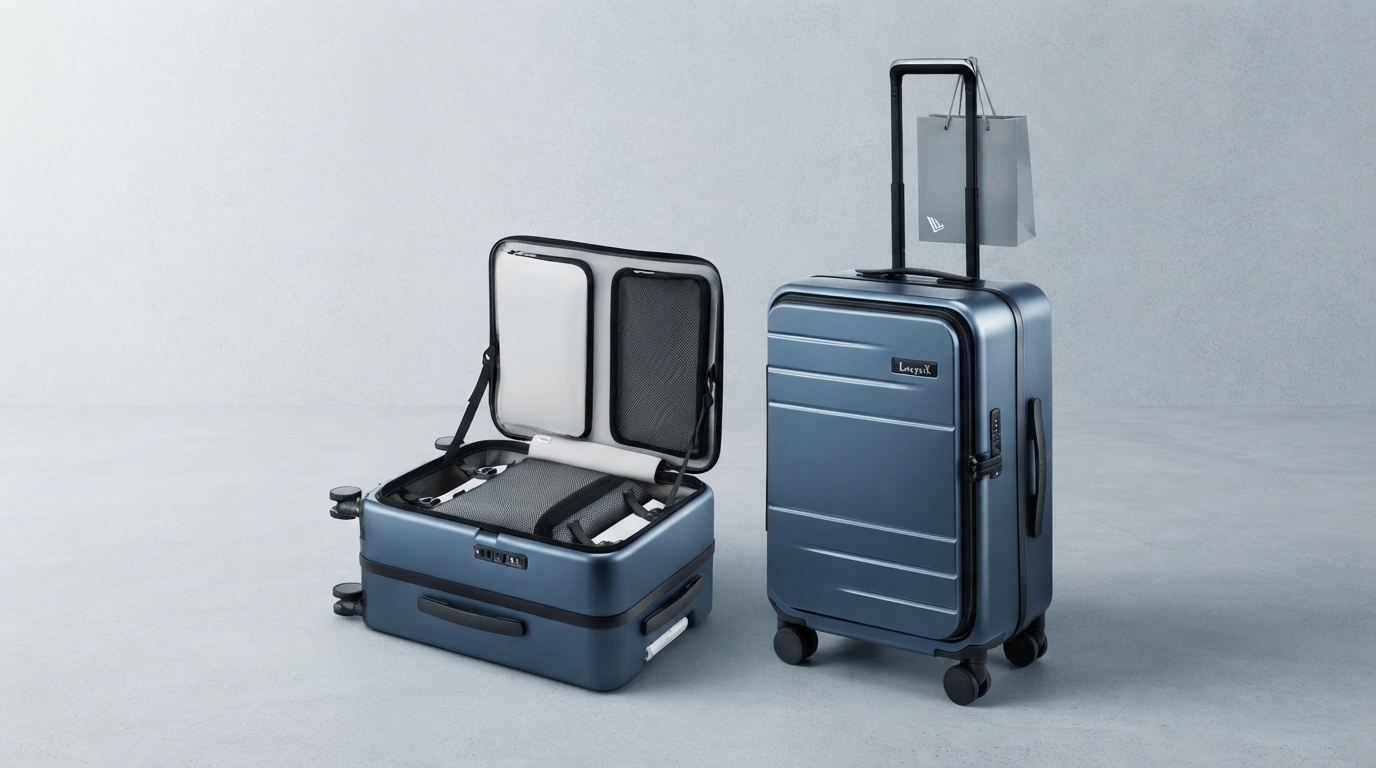Editorial illustration for Polycarbonate vs. Polypropylene vs. Ballistic Nylon: Which Suitcase Material Actually Lasts?