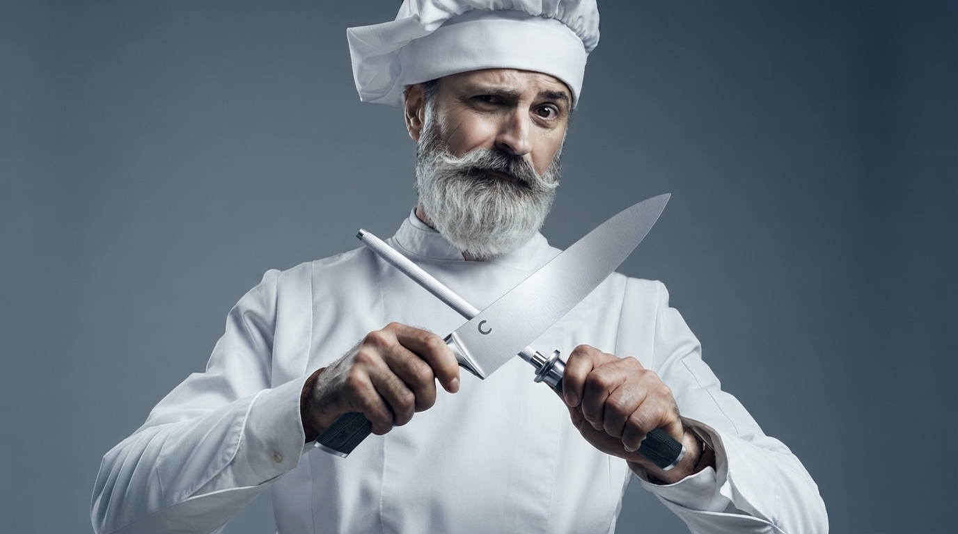 Editorial illustration for Whetstones, Guided Systems, Electric, or Pull-Through: Which Knife Sharpener Fits Your Skill and Your Blades